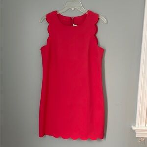 J. Crew Sleeveless Sheath Dress: Hot Pink, Size 6